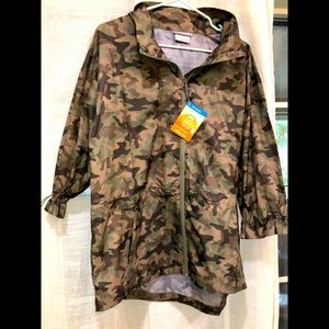 Camo Columbia Rain Zippered Jacket